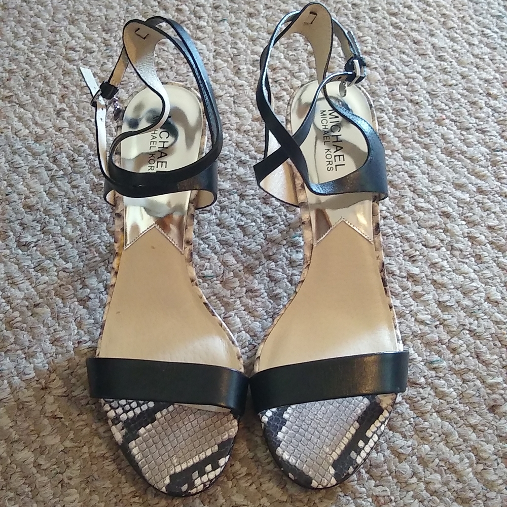 Michael Kors Python Heels - image 1